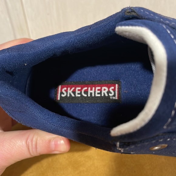Vintage 90's Platform Blue Suede Skechers SZ 10 Never Worn MINT Condition - Picture 11 of 12